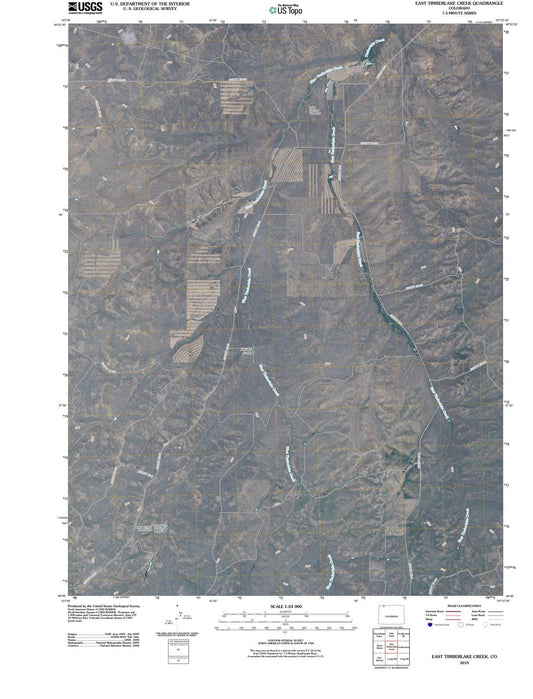 2010 East Timberlake Creek, CO - Colorado - USGS Topographic Map