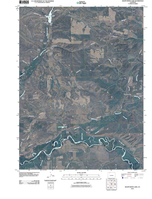 2010 Ralph White Lake, CO - Colorado - USGS Topographic Map