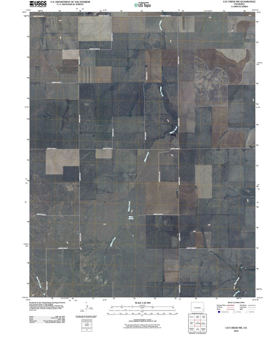 2010 Cat Creek, CO - Colorado - USGS Topographic Map v3