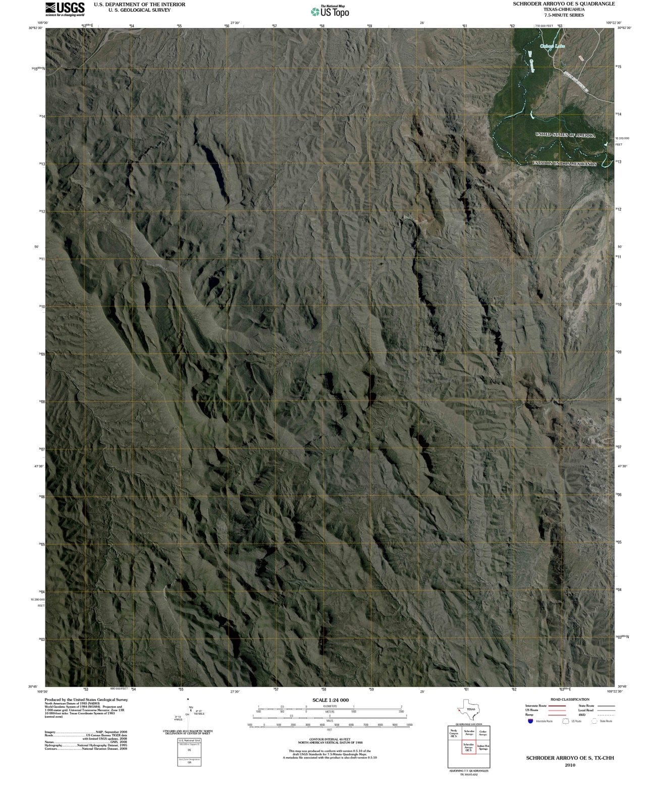 2010 Schroder Arroyo OE S, TX - Texas - USGS Topographic Map