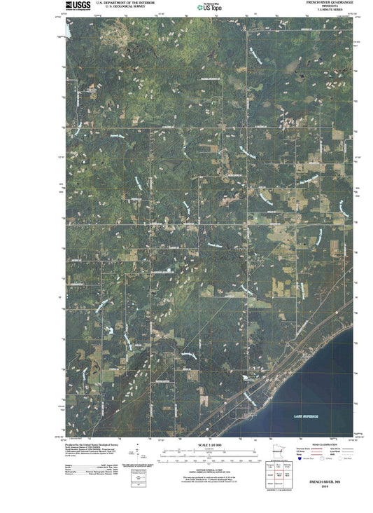 2010 French River, MN - Minnesota - USGS Topographic Map