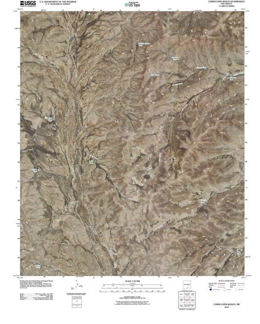 2010 Cornucopia Ranch, NM - New Mexico - USGS Topographic Map v2
