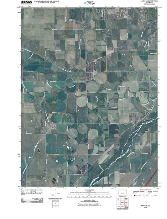 2010 Atwood, CO - Colorado - USGS Topographic Map