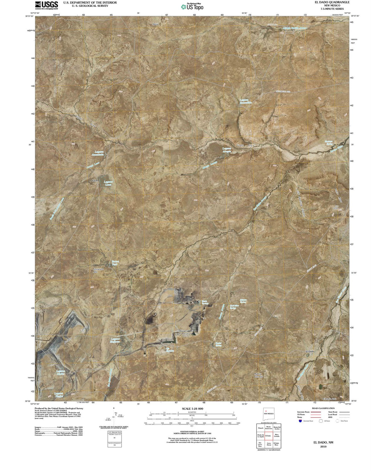 2010 Elado, NM - New Mexico - USGS Topographic Map