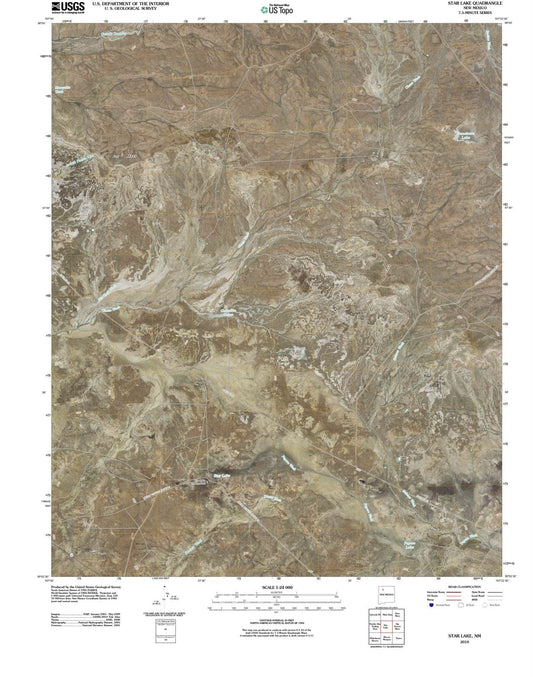 2010 Star Lake, NM - New Mexico - USGS Topographic Map