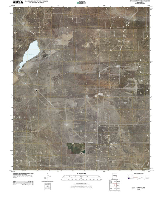 2010 Lane Salt Lake, NM - New Mexico - USGS Topographic Map