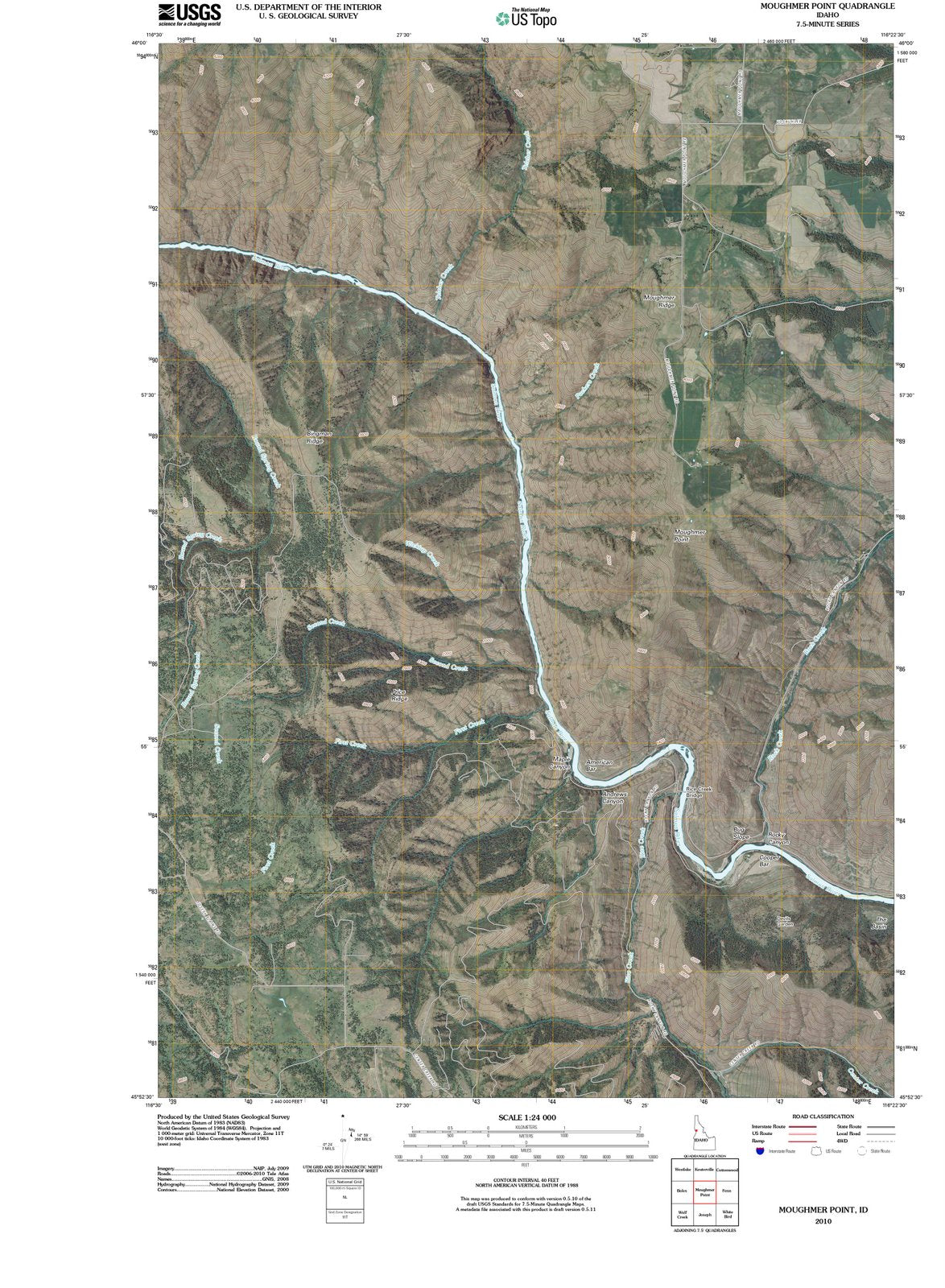 2010 Moughmer Point, ID - Idaho - USGS Topographic Map