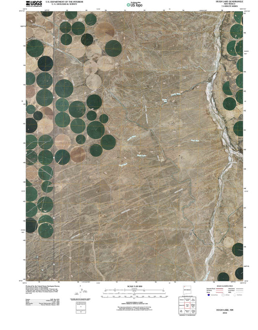 2010 Hugh Lake, NM - New Mexico - USGS Topographic Map