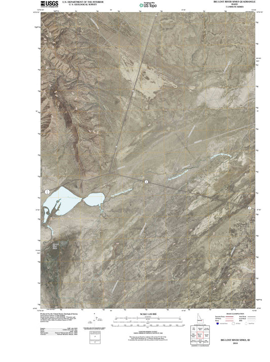 2010 Big Lost River Sinks, ID - Idaho - USGS Topographic Map