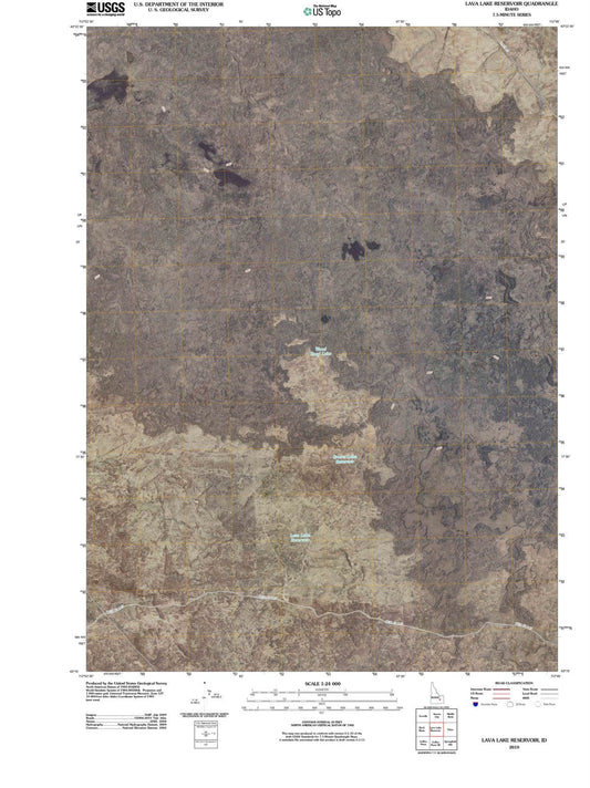 2010 Lava Lake Reservoir, ID - Idaho - USGS Topographic Map
