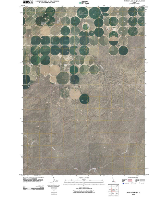 2010 Market Lake, ID - Idaho - USGS Topographic Map v2