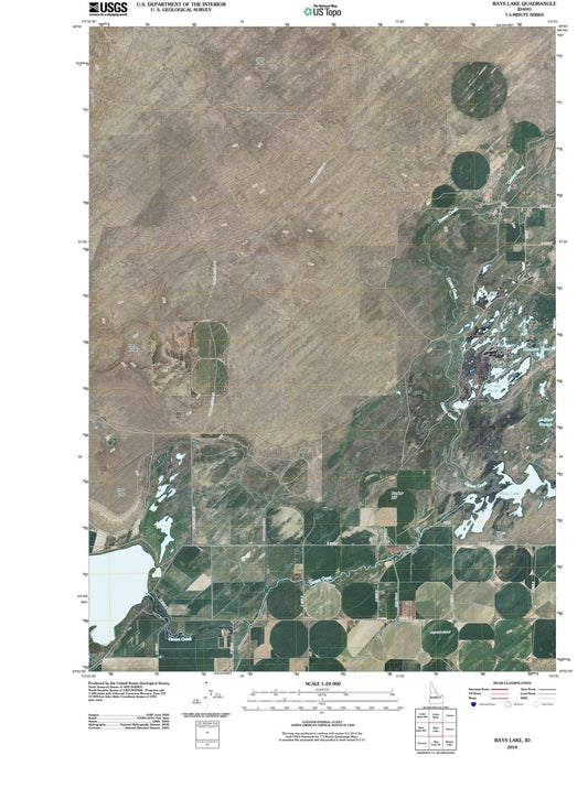 2010 Rays Lake, ID - Idaho - USGS Topographic Map