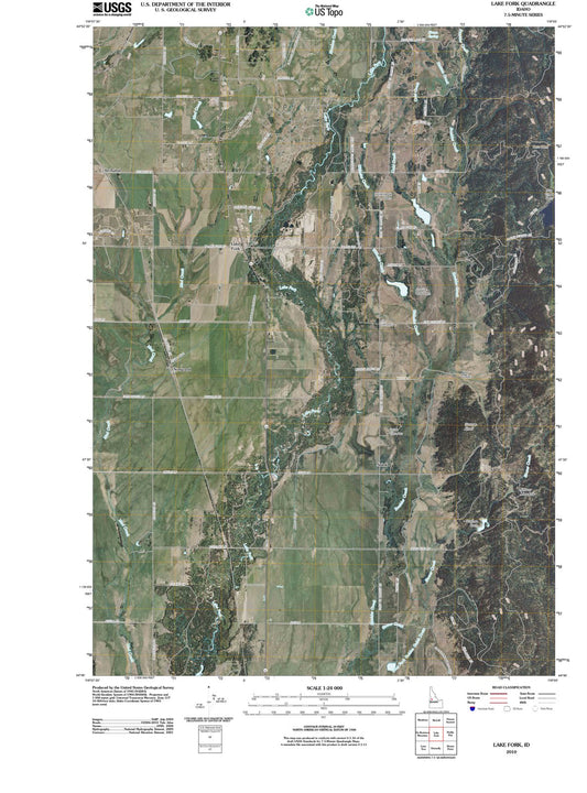 2010 Lake Fork, ID - Idaho - USGS Topographic Map