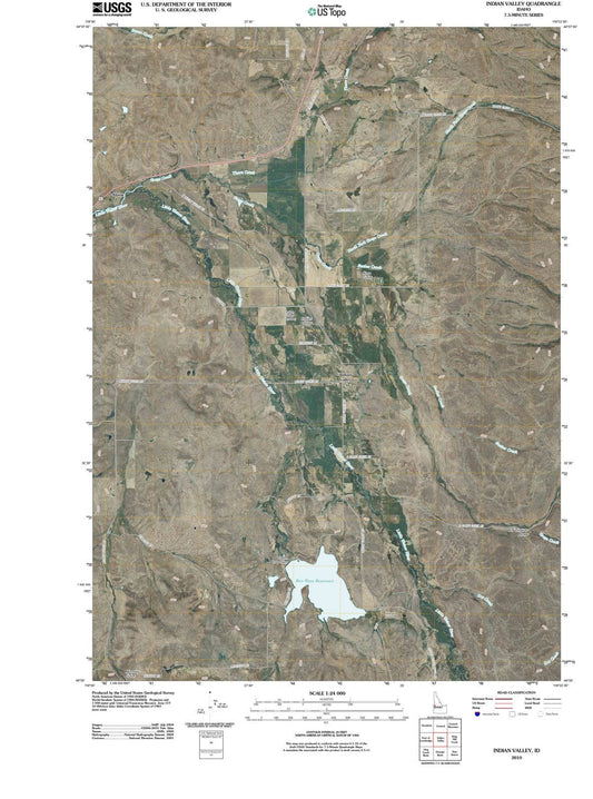 2010 Indian Valley, ID - Idaho - USGS Topographic Map