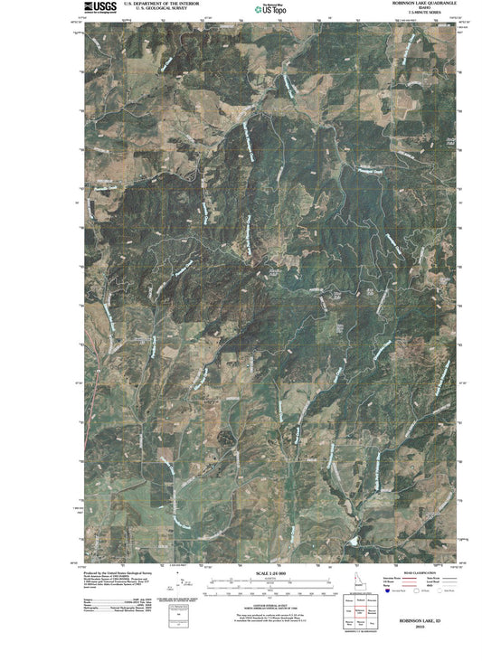2010 Robinson Lake, ID - Idaho - USGS Topographic Map