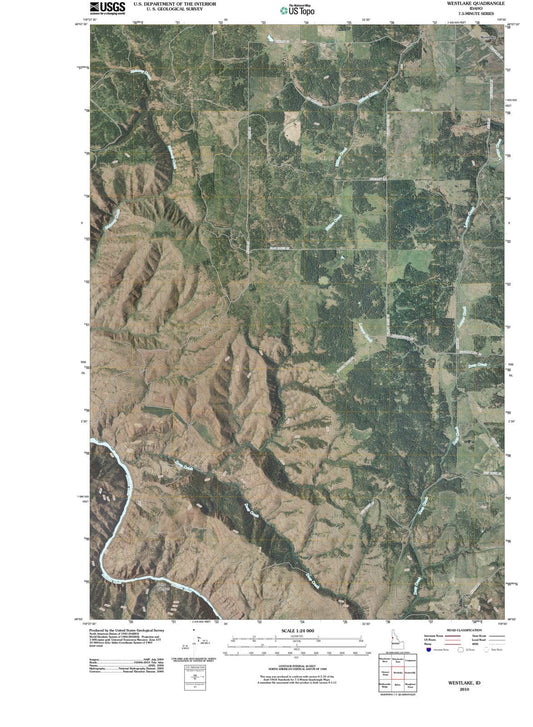 2010 Westlake, ID - Idaho - USGS Topographic Map