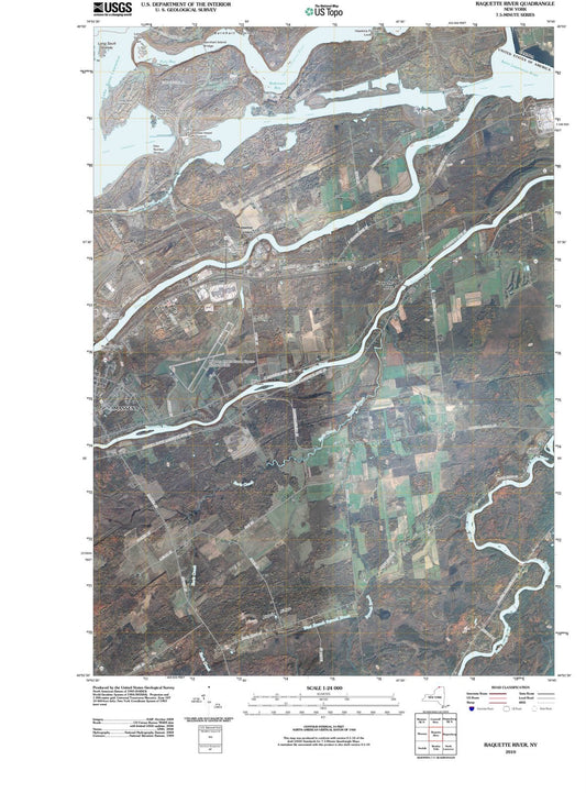 2010 Raquette River, NY - New York - USGS Topographic Map