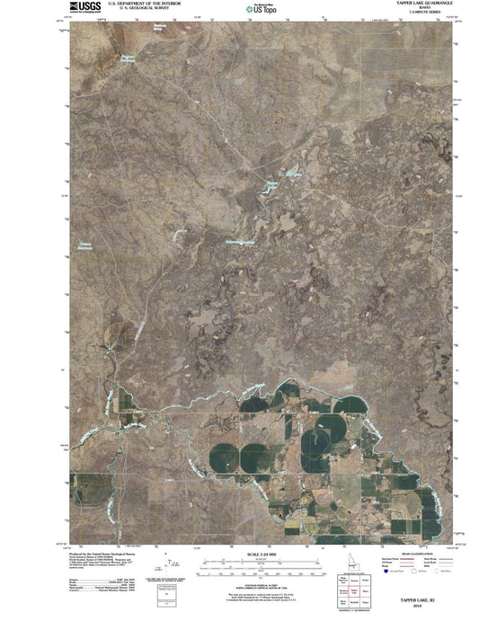 2010 Tapper Lake, ID - Idaho - USGS Topographic Map