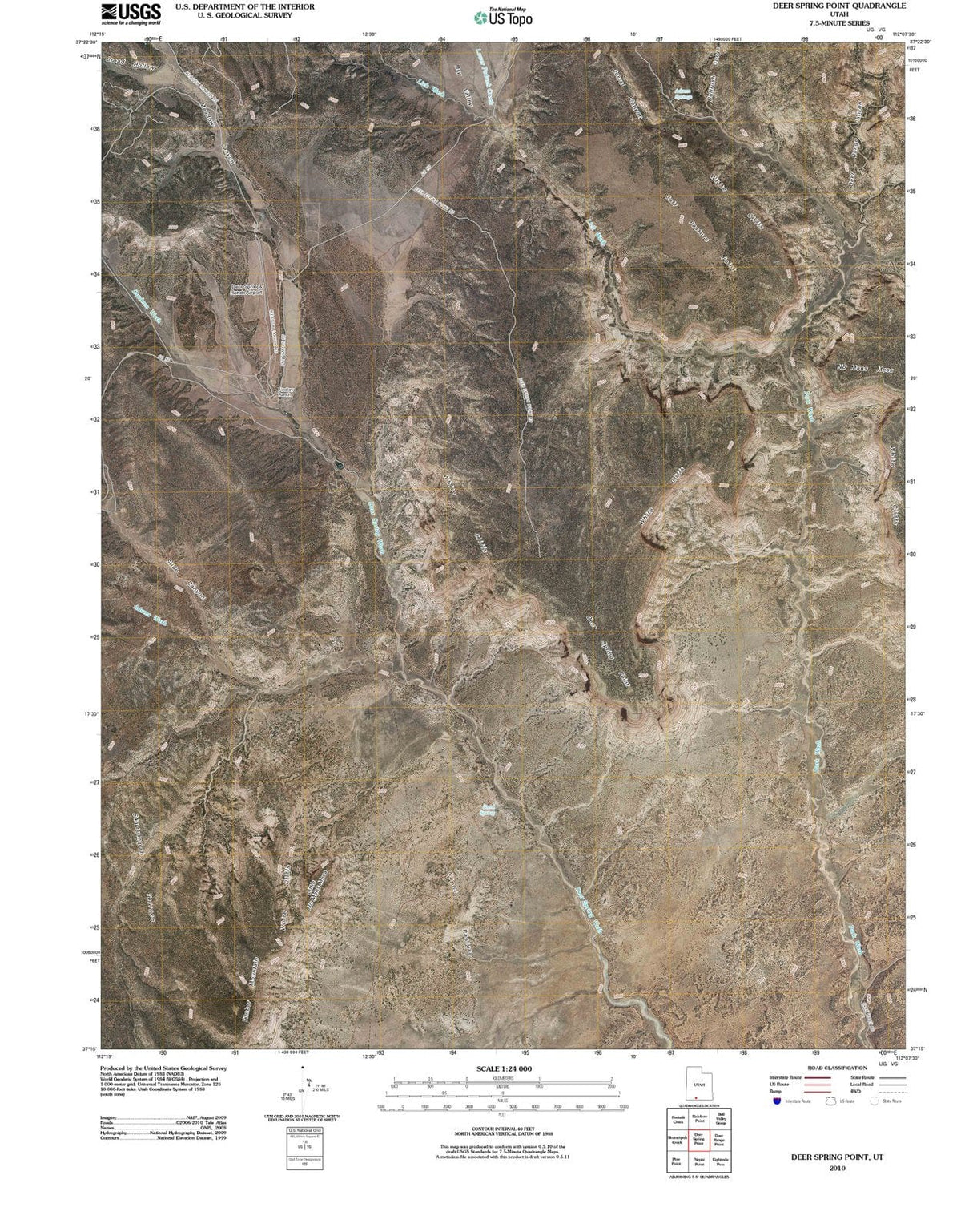 2010 Deer Spring Point, UT - Utah - USGS Topographic Map