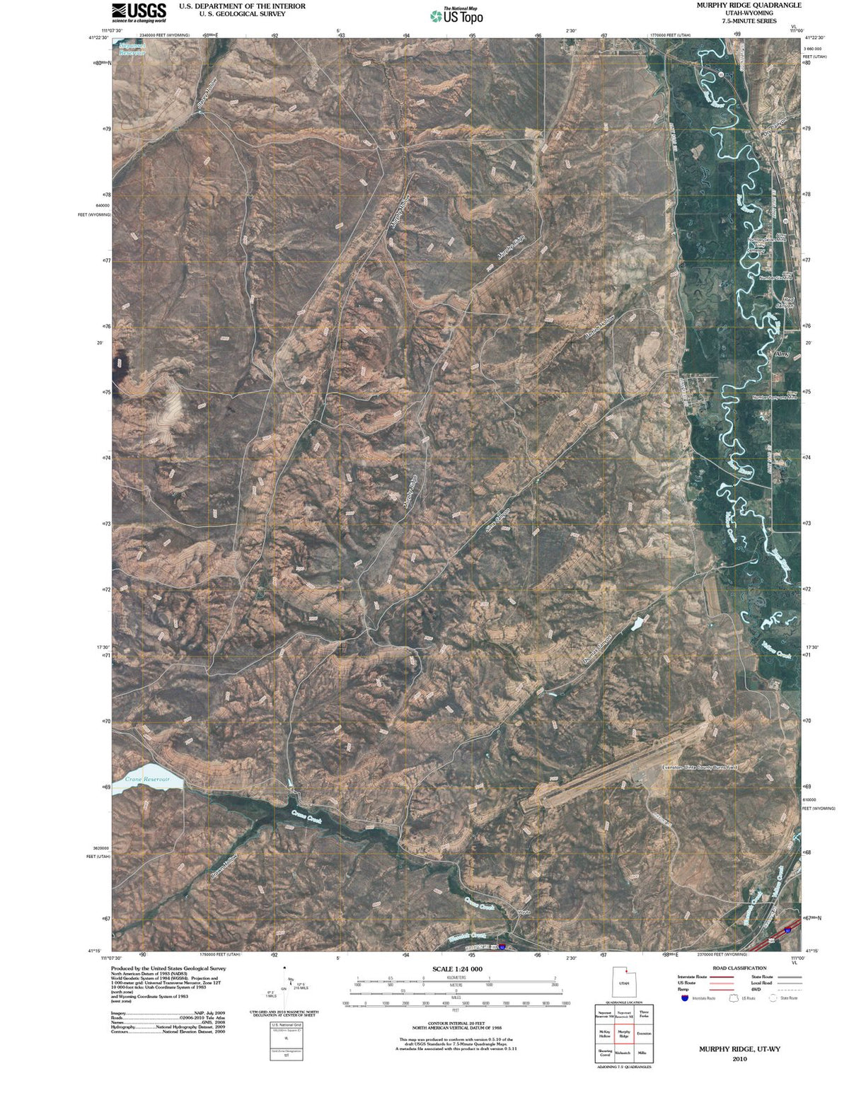 2010 Murphy Ridge, UT - Utah - USGS Topographic Map