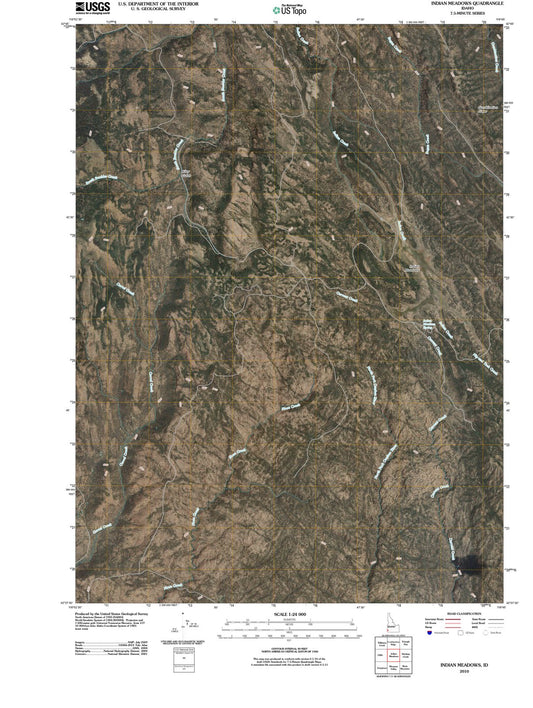 2010 Indian Meadows, ID - Idaho - USGS Topographic Map
