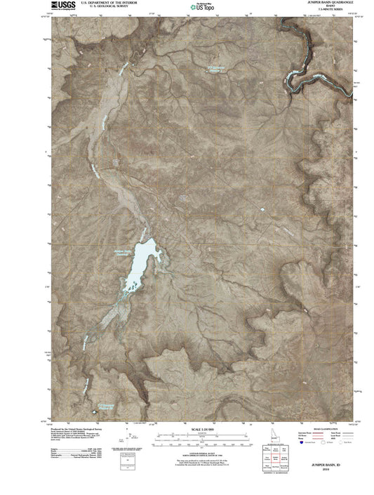 2010 Juniper Basin, ID - Idaho - USGS Topographic Map