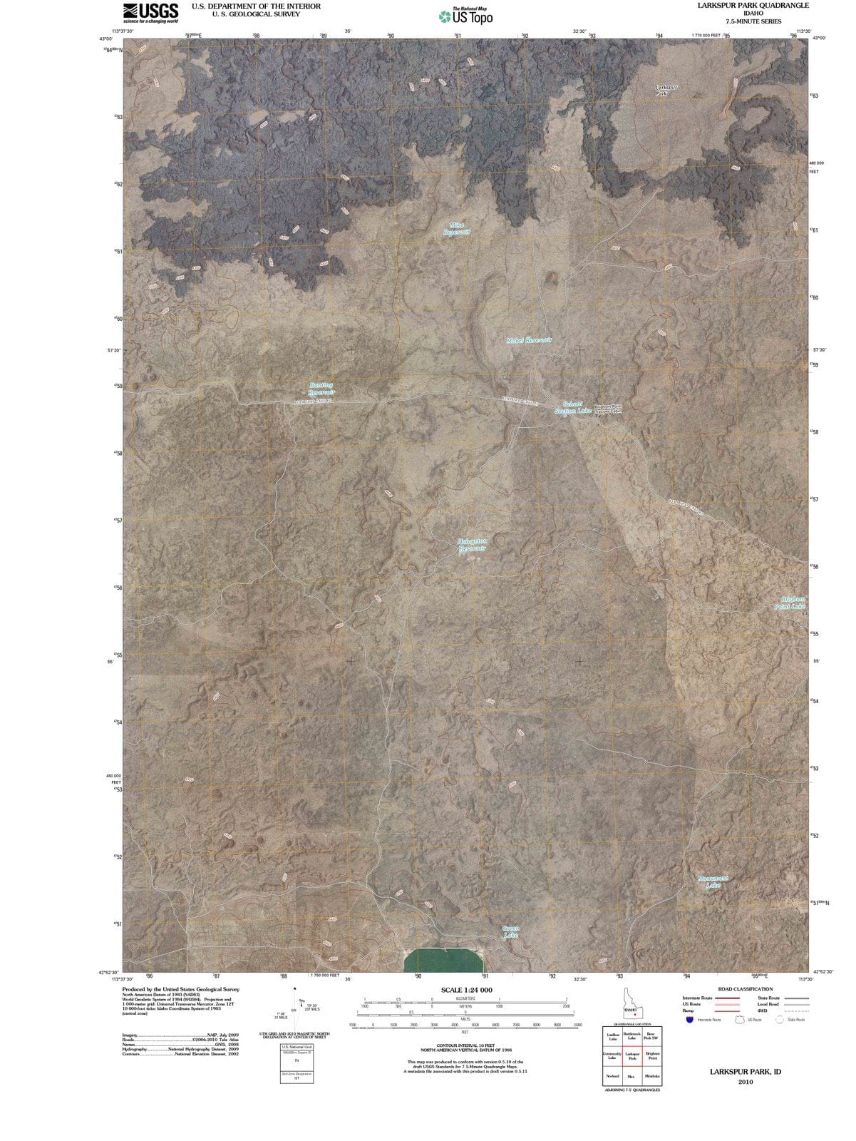 2010 Larkspur Park, ID - Idaho - USGS Topographic Map