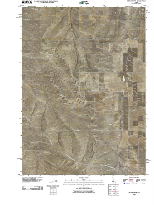 2010 Indian Butte, ID - Idaho - USGS Topographic Map