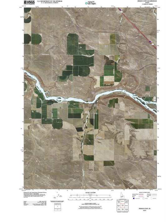 2010 Indian Cove, ID - Idaho - USGS Topographic Map