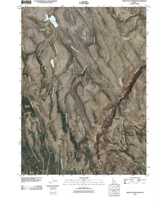 2010 Indian Hay Meadows, ID - Idaho - USGS Topographic Map