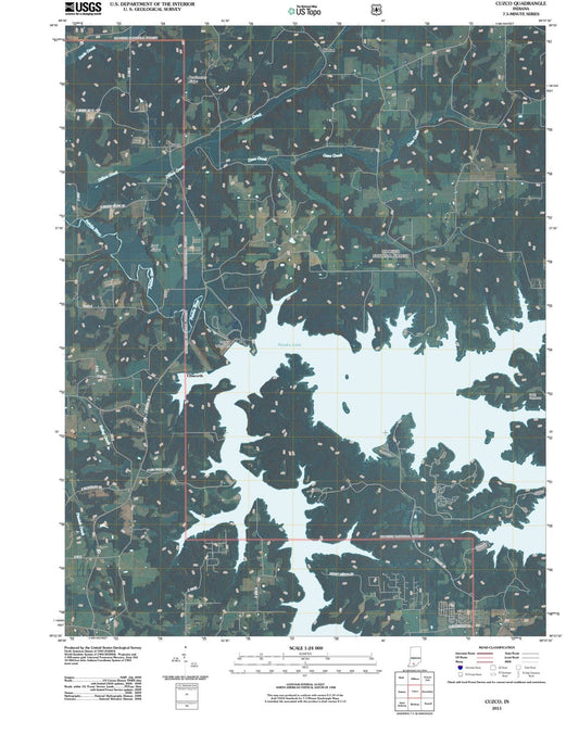 2011 Cuzco, in - Indiana - USGS Topographic Map