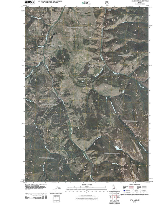 2011 Opal Lake, ID - Idaho - USGS Topographic Map