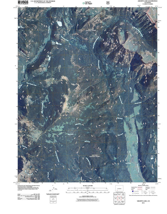 2011 Granite Lake, CO - Colorado - USGS Topographic Map