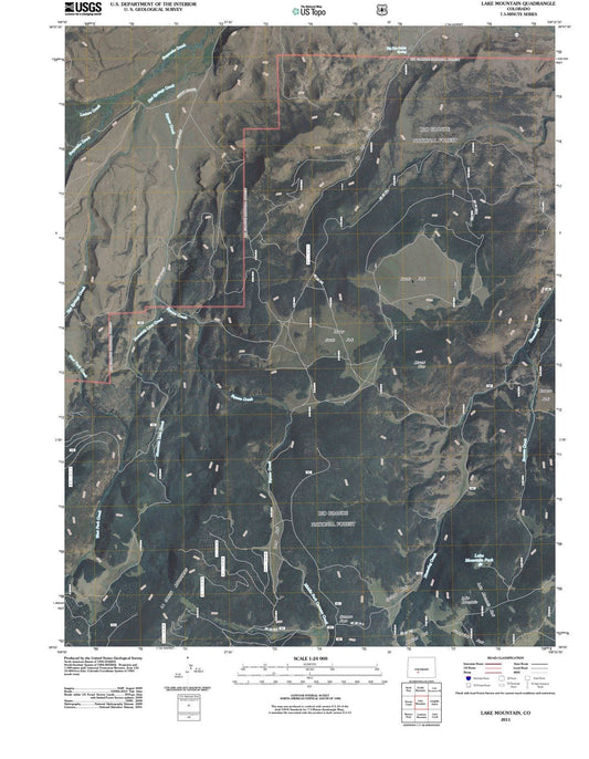 2011 Lake Mountain, CO - Colorado - USGS Topographic Map