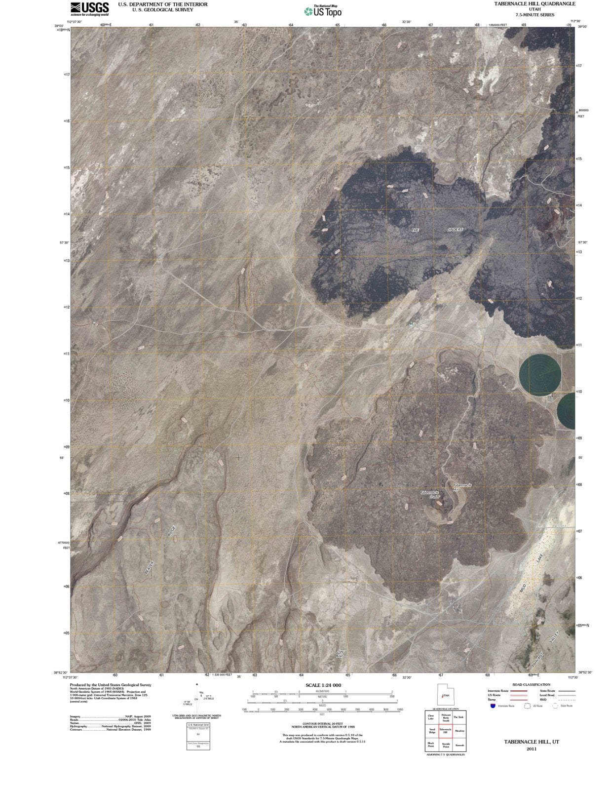 2011 Tabernacle Hill, UT - Utah - USGS Topographic Map