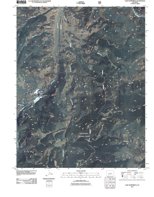 2011 Lake Humphreys, CO - Colorado - USGS Topographic Map