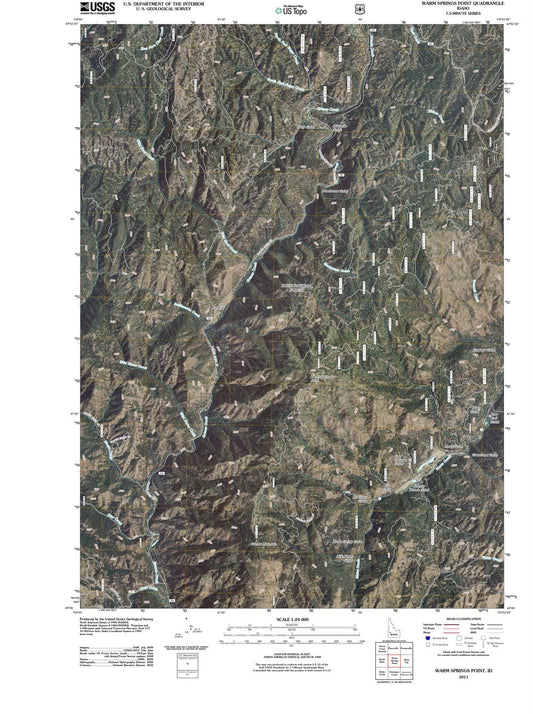 2011 Warm Springs Point, ID - Idaho - USGS Topographic Map