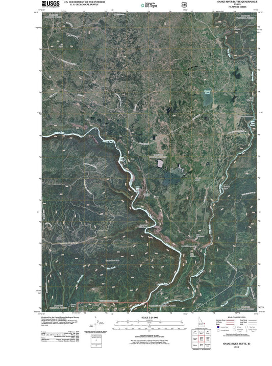 2011 Snake River Butte, ID - Idaho - USGS Topographic Map