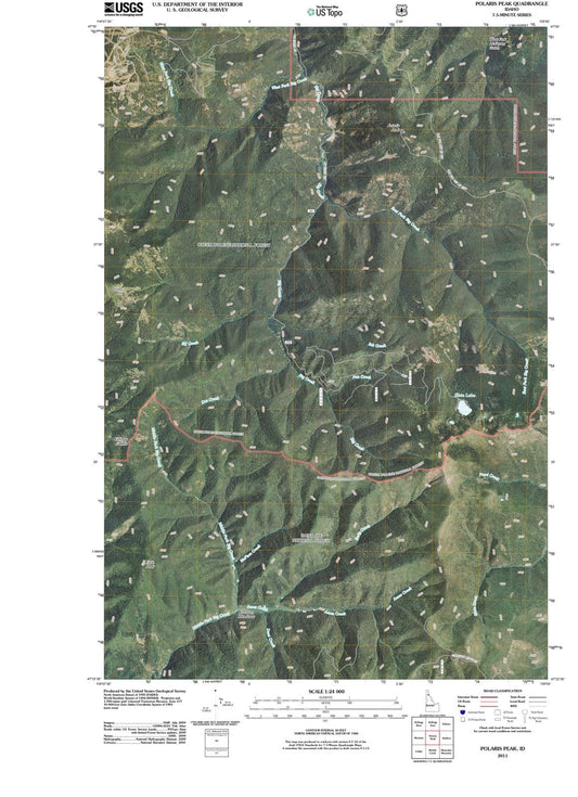 2011 Polaris Peak, ID - Idaho - USGS Topographic Map
