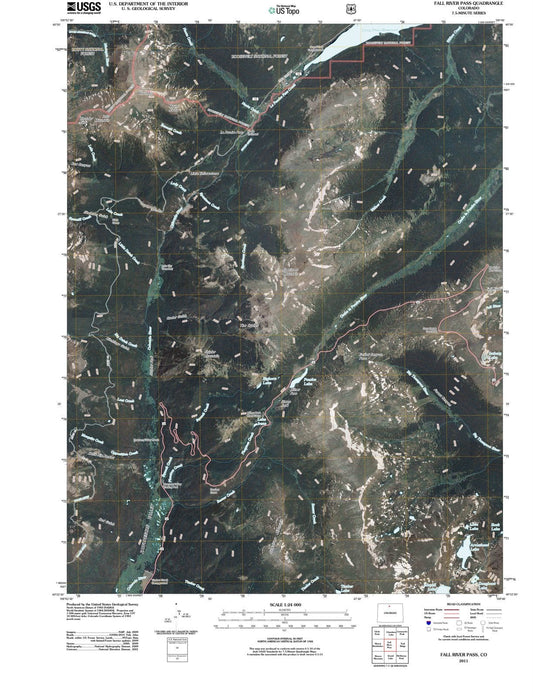 2011 Fall River Pass, CO - Colorado - USGS Topographic Map