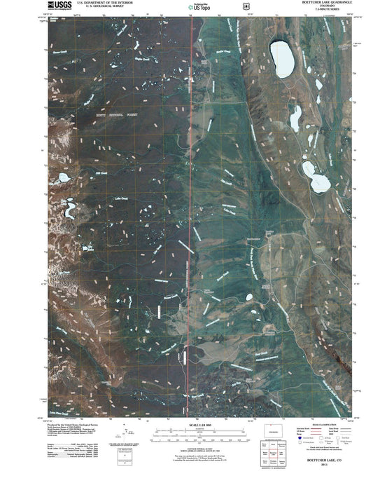 2011 Boettcher Lake, CO - Colorado - USGS Topographic Map