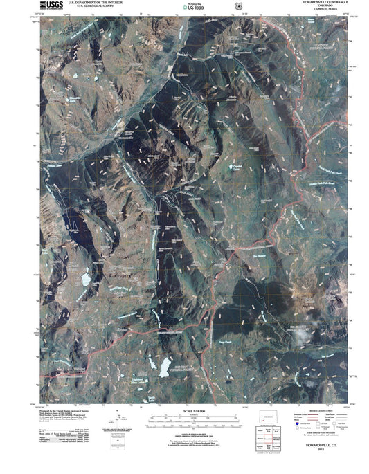 2011 Howardsville, CO - Colorado - USGS Topographic Map