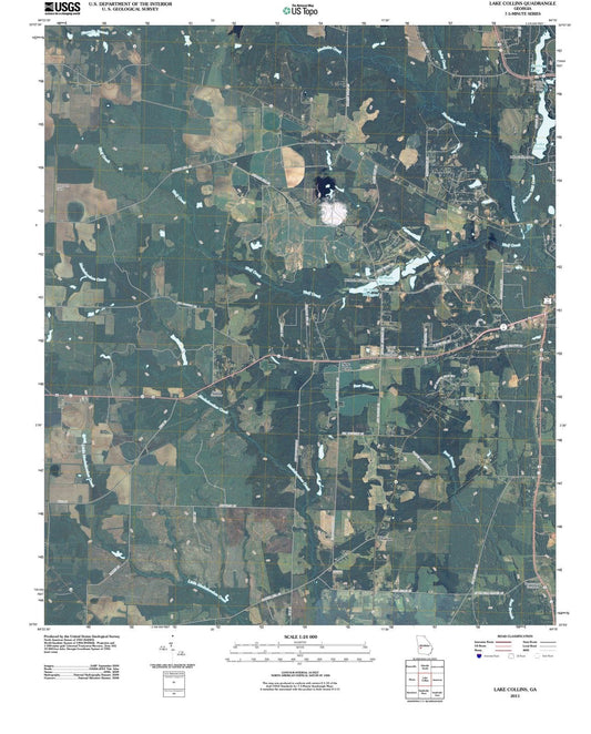 2011 Lake Collins, GA - Georgia - USGS Topographic Map