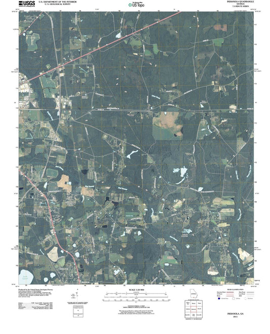 2011 Indianola, GA - Georgia - USGS Topographic Map