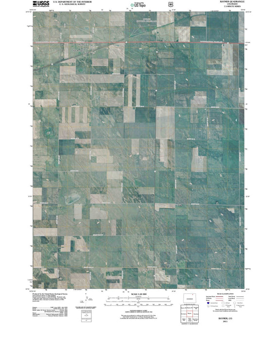 2011 Raymer, CO - Colorado - USGS Topographic Map v3