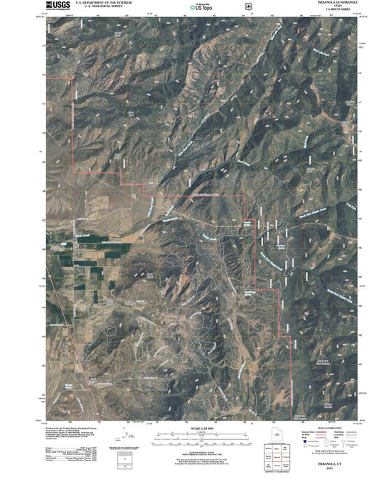2011 Indianola, UT - Utah - USGS Topographic Map