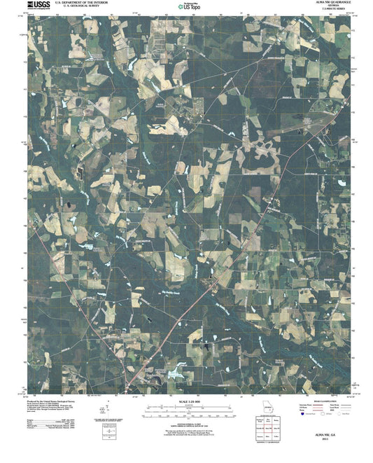 2011 Alma, GA - Georgia - USGS Topographic Map v3