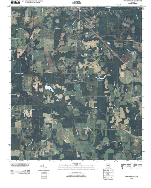 2011 Blakely South, GA - Georgia - USGS Topographic Map