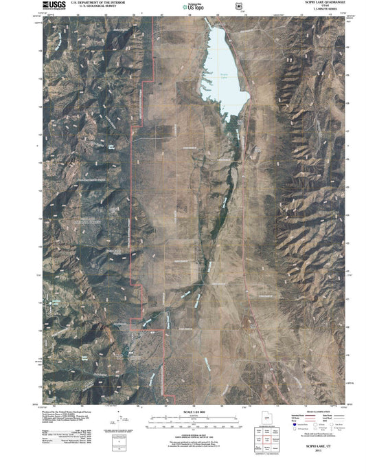 2011 Scipio Lake, UT - Utah - USGS Topographic Map
