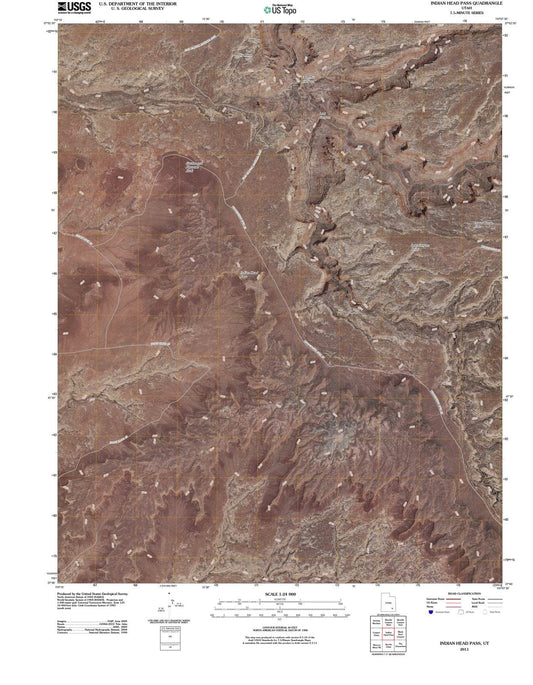2011 Indian Head Pass, UT - Utah - USGS Topographic Map